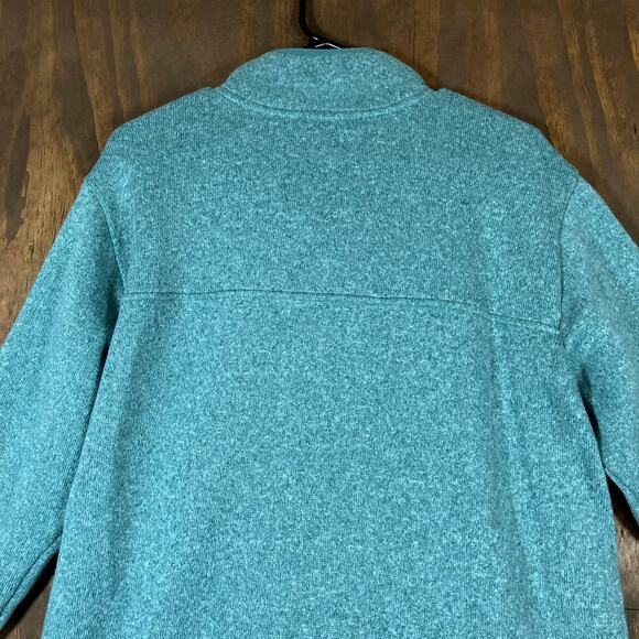 Eddie Bauer Womens Sweatshirt Green Radiator Fleece Snap Mock Neck 2XL - Picture 11 of 12